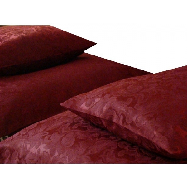 POŚCIEL ŻAKARDOWA 5cz. 220x200 BORDO POŚCIEL ŻAKARDOWA 5cz. 220x200 BORDO