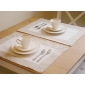 KOMPLET SERWETEK 35x50 AMBER BIANCO KOMPLET SERWETEK 35x50 AMBER BIANCO