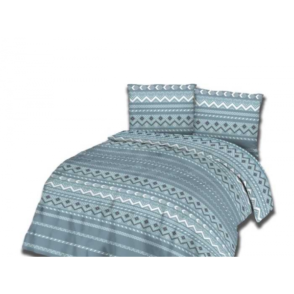 Pościel Flanelowa 160 x 200 Zygzak V2