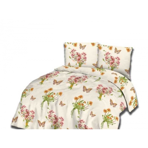 Pościel Flanelowa 220 x 200 Fiori V2
