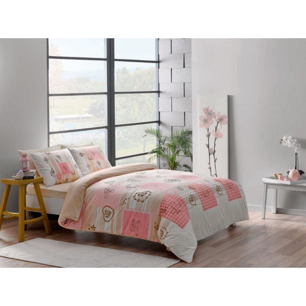 POŚCIEL BAWEŁNIANA SELBY PINK 200 x 220 POŚCIEL BAWEŁNIANA SELBY PINK 200 x 220