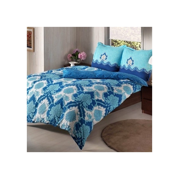 POŚCIEL SATYNOWA AZRA BLUE 200 x 220 POŚCIEL SATYNOWA AZRA BLUE 200 x 220
