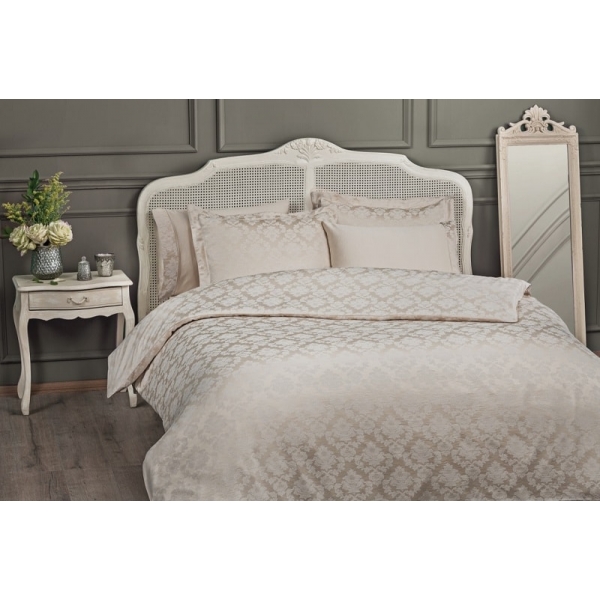 POŚCIEL SATYNOWA HAMPTON BEIGE 200 x 220 POŚCIEL SATYNOWA HAMPTON BEIGE 200 x 220