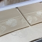 POŚCIEL SATYNOWA LIDIA BEIGE 200 x 220