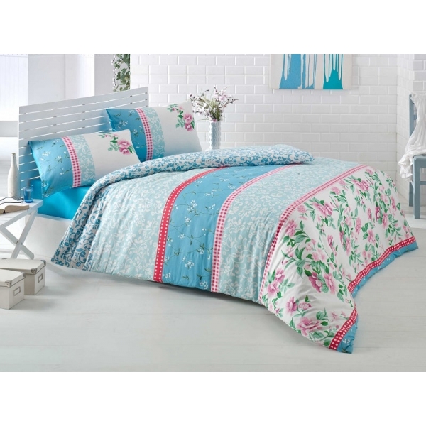 POŚCIEL BAWEŁNIANA GULFEM BLUE 160 x 200 POŚCIEL BAWEŁNIANA GULFEM BLUE 160 x 200