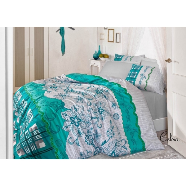 POŚCIEL BAWEŁNIANA CELCIA GREY 160 x 200 POŚCIEL BAWEŁNIANA CELCIA GREY 160 x 200