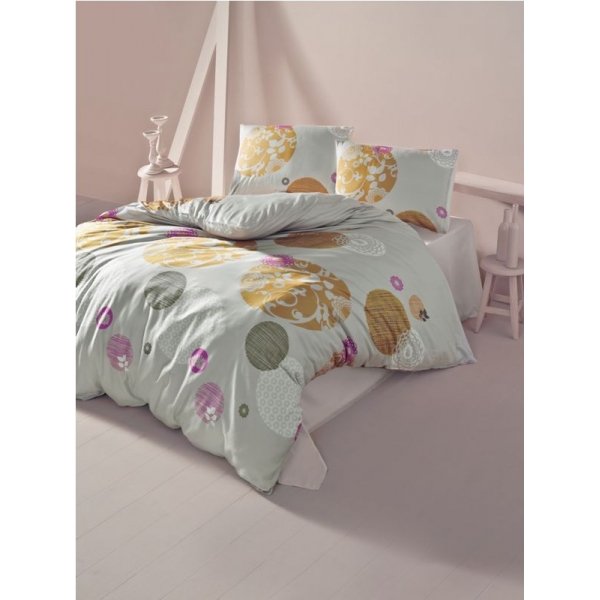 POŚCIEL BAWEŁNIANA YADE ORANGE 200 x 220 POŚCIEL BAWEŁNIANA YADE ORANGE 200 x 220