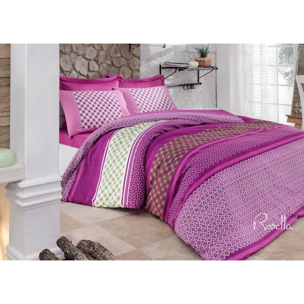 POŚCIEL BAWEŁNIANA ROSELLA PINK 200 x 220 POŚCIEL BAWEŁNIANA ROSELLA PINK 200 x 220