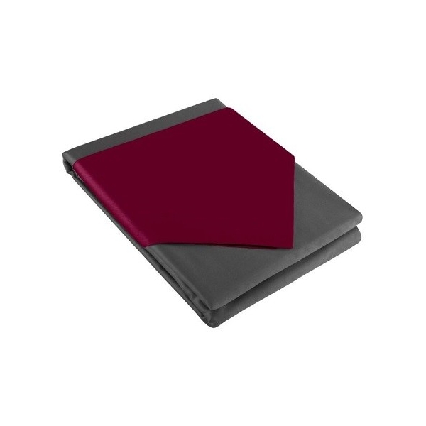 POŚCIEL SATYNOWA DUO 160 x 200 STAL & BORDO POŚCIEL SATYNOWA DUO 160 x 200 STAL & BORDO
