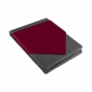 POŚCIEL SATYNOWA DUO 160 x 200 STAL & BORDO POŚCIEL SATYNOWA DUO 160 x 200 STAL & BORDO