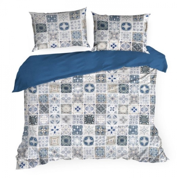 Pościel satynowa Azul 3cz. 160 x 200