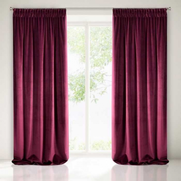 ZASŁONA VILLA 270x140 BORDO