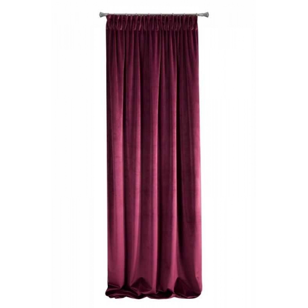 ZASŁONA VILLA 270x140 BORDO