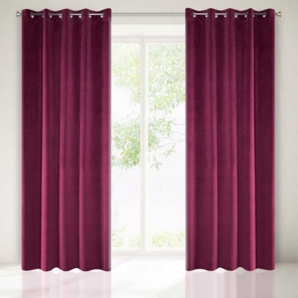 ZASŁONA VILLA 250x140 BORDO