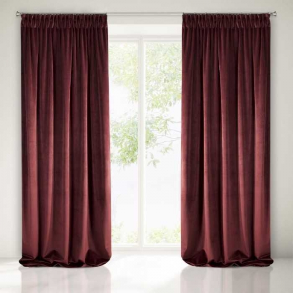 ZASŁONA VILLA 270x140 CIEMNY BORDO ZASŁONA VILLA 270x140 CIEMNY BORDO