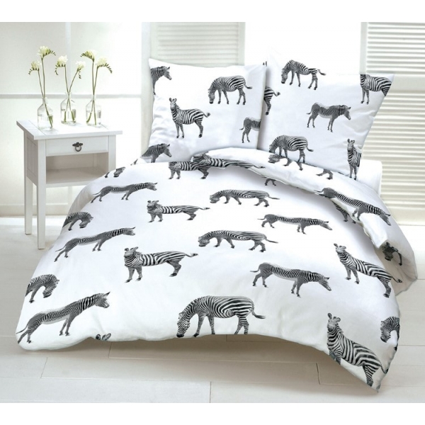 Pościel Bawełniana Zebra 160 x 200 Pościel Bawełniana Zebra 160 x 200