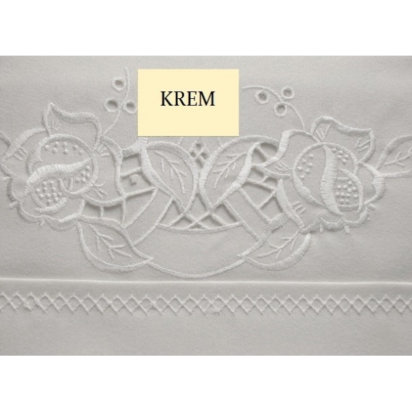 OBRUS HAFTOWANY EMMA KREM OBRUS HAFTOWANY EMMA KREM