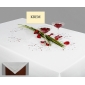 OBRUS HAFTOWANY ROSA KREM