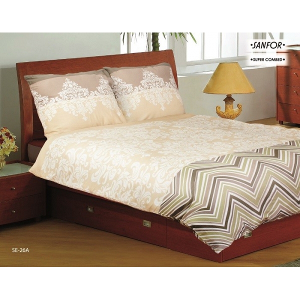 POŚCIEL SATYNOWA ASTRA BEIGE 2cz. 140 x 200