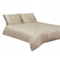 POŚCIEL SATYNOWA HANA BEIGE 3cz. 220 x 200