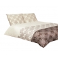 POŚCIEL SATYNOWA EVITA BEIGE 3cz. 160 x 200