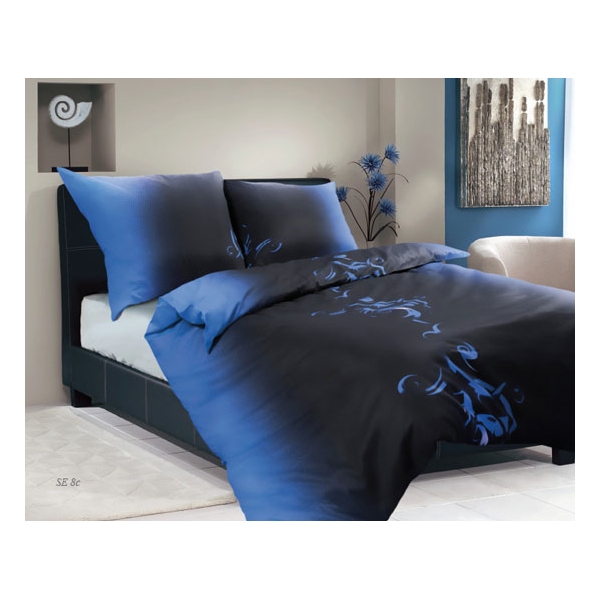 POŚCIEL SATYNOWA LUKRECJA BLUE 2cz. 140 x 200