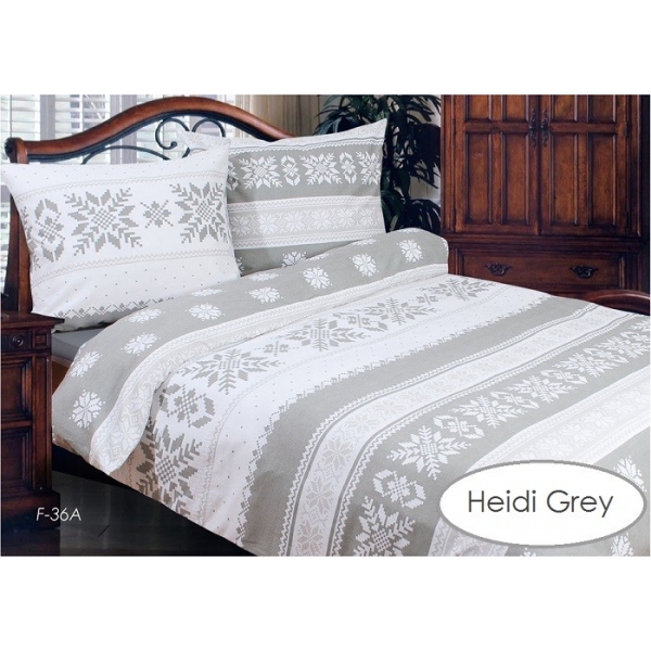 POŚCIEL FLANELOWA 160 x 200 HEIDI GREY POŚCIEL FLANELOWA 160 x 200 HEIDI GREY