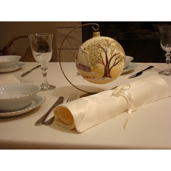 OBRUS TOSCANA ECRU