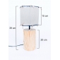 LAMPA Z LNIANYM ABAŻUREM HANDMADE LAMPA Z LNIANYM ABAŻUREM HANDMADE